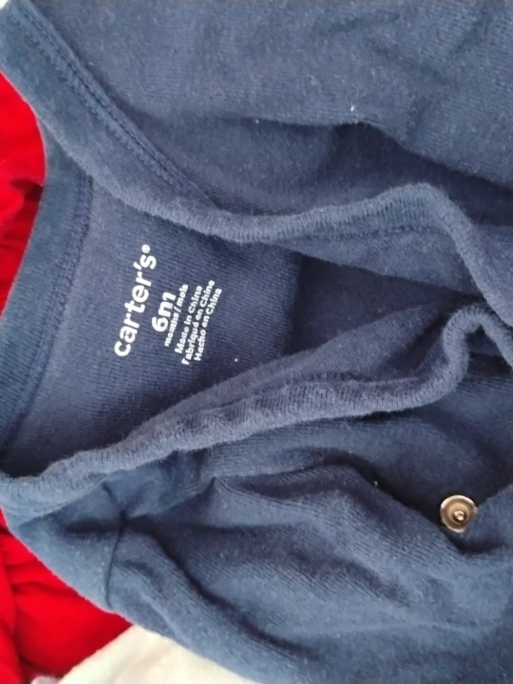 Carter's Navy Button-Front Infant Bodysuit with Mix of Pastel Pieces
